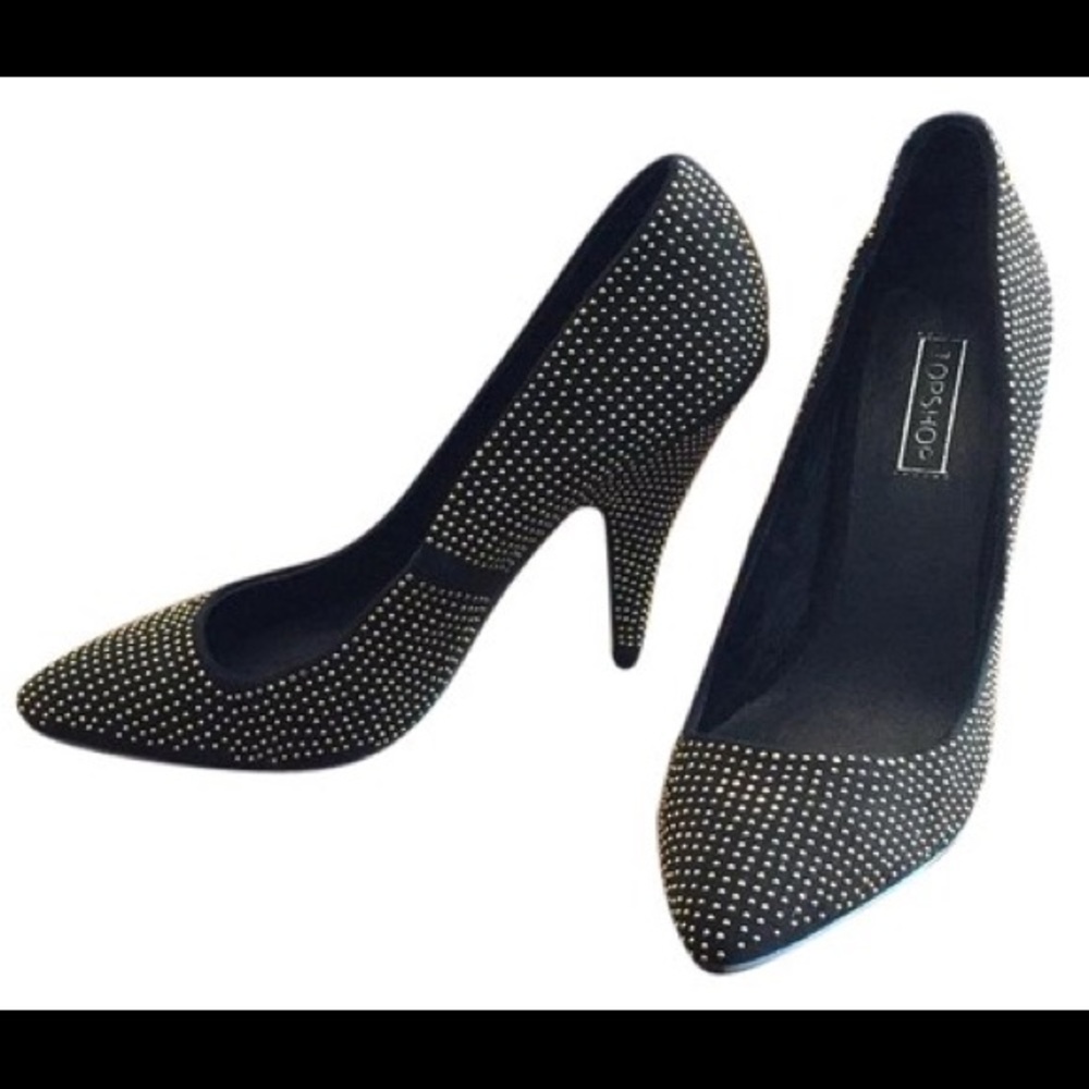 Topshop studded Pumps