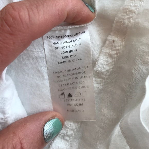 Textured cotton button-down SOLD - Picture 7 of 7