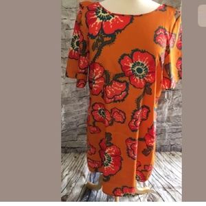 Tucker for Target Orange Floral Dress