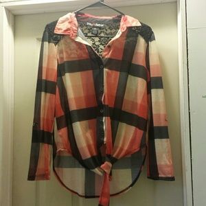 Never worn plaid shirt