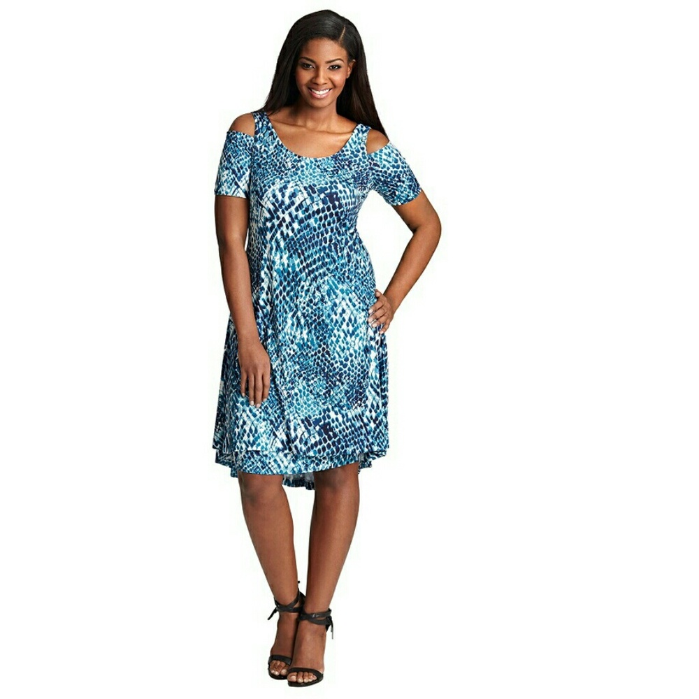 4X MYNT 1792 Cold Shoulder Dress