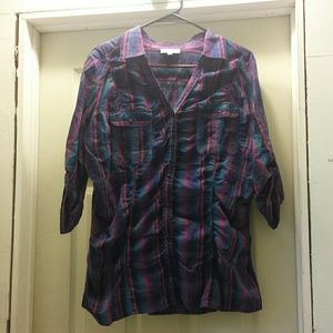 Summer plaid shirt