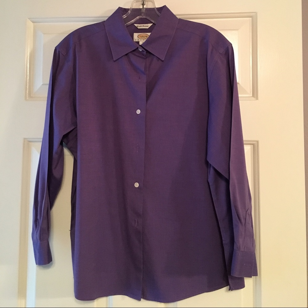 🌻🌻Talbots purple long sleeve shirt Size 14P