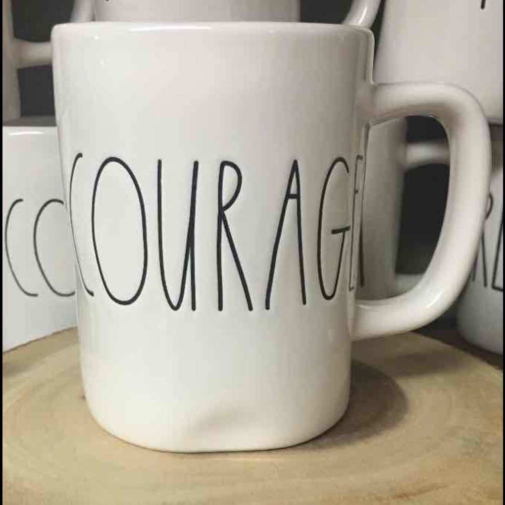 Rae Dunn COURAGE Mug