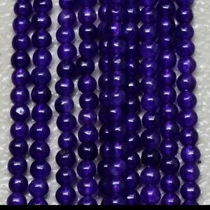 Beaded Bar Necklaces Made W/ Gemstones & 925 SS