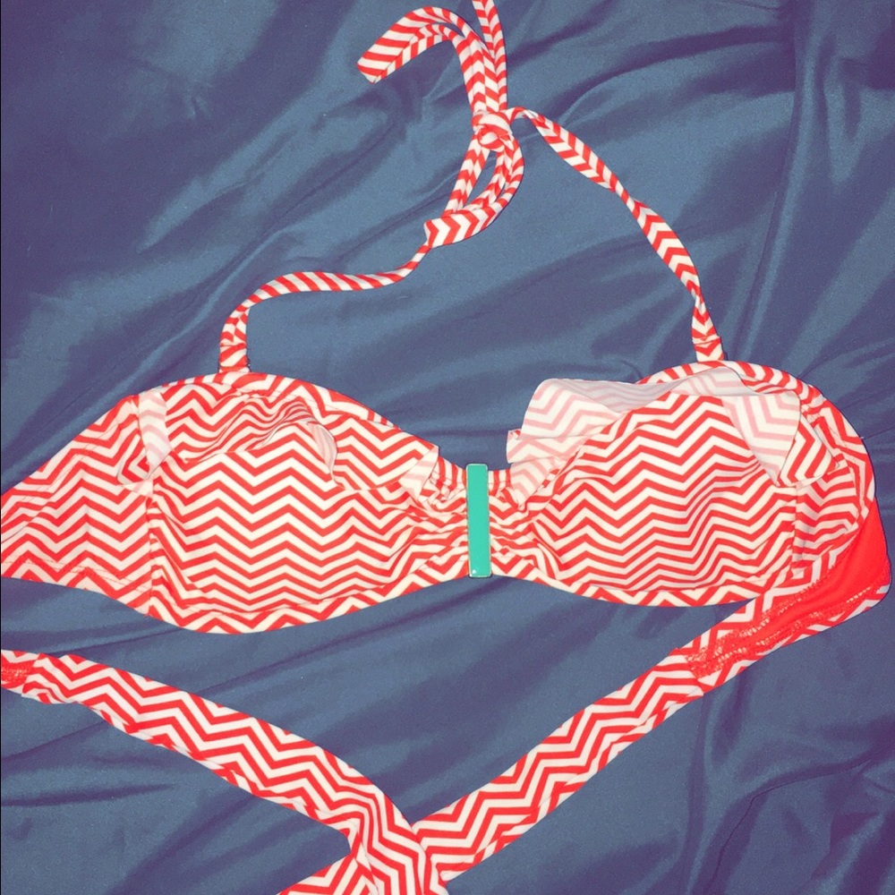 Chevron bikini top