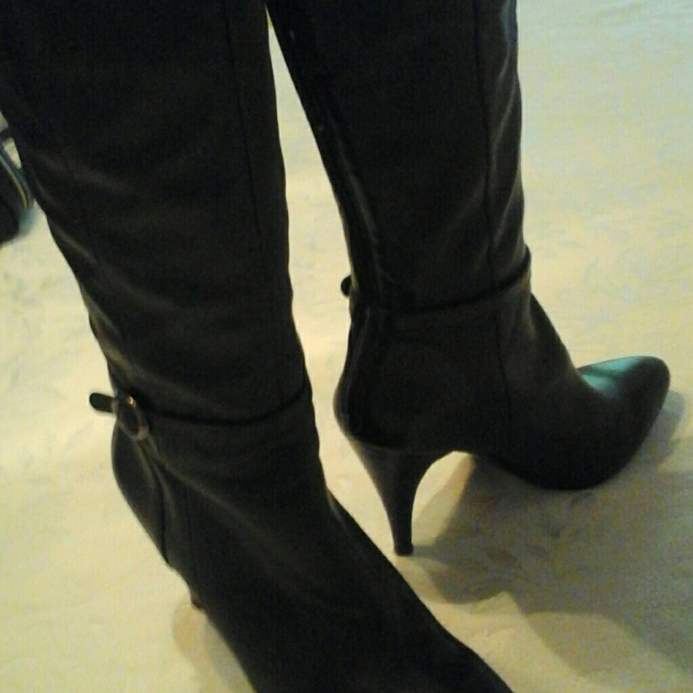 Nine West tall leather boots