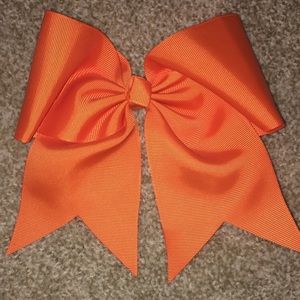 Orange Cheer Bow
