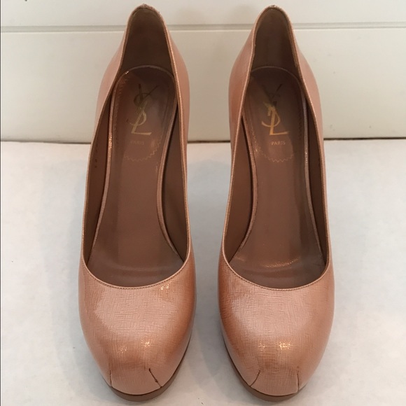 Yves Saint Laurent Shoes - Yves Saint Laurent Tribute Tribtoo Nude Pink Pump