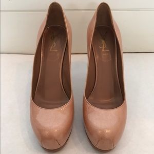 Yves Saint Laurent Tribute Tribtoo Nude Pink Pump