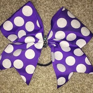 Pokadot Cheer Bow