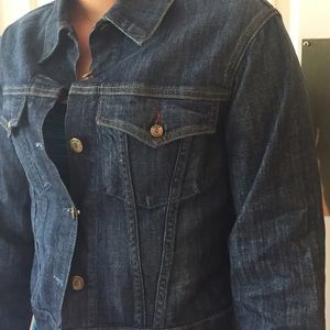 New without tags Level 99 dark denim jacket size M