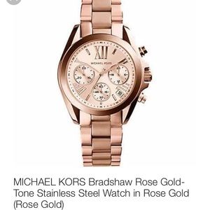 Michael Kors Bradshaw Rose Gold Watch