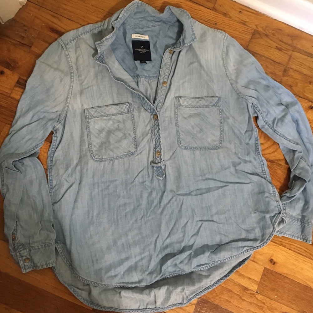 AE chambray pullover