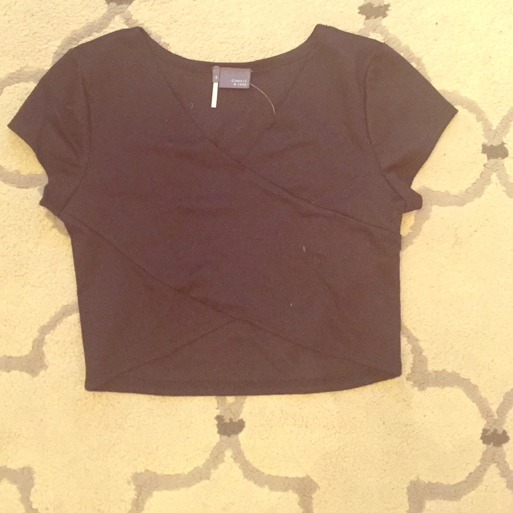 Urban Outfitters Black Crop Top - NWT!