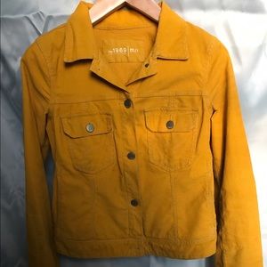 Gap 1969 Mustard Corduroy Jacket Medium