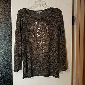 Long Sleeve Grey Top