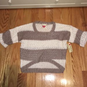 Brand new crop sweater