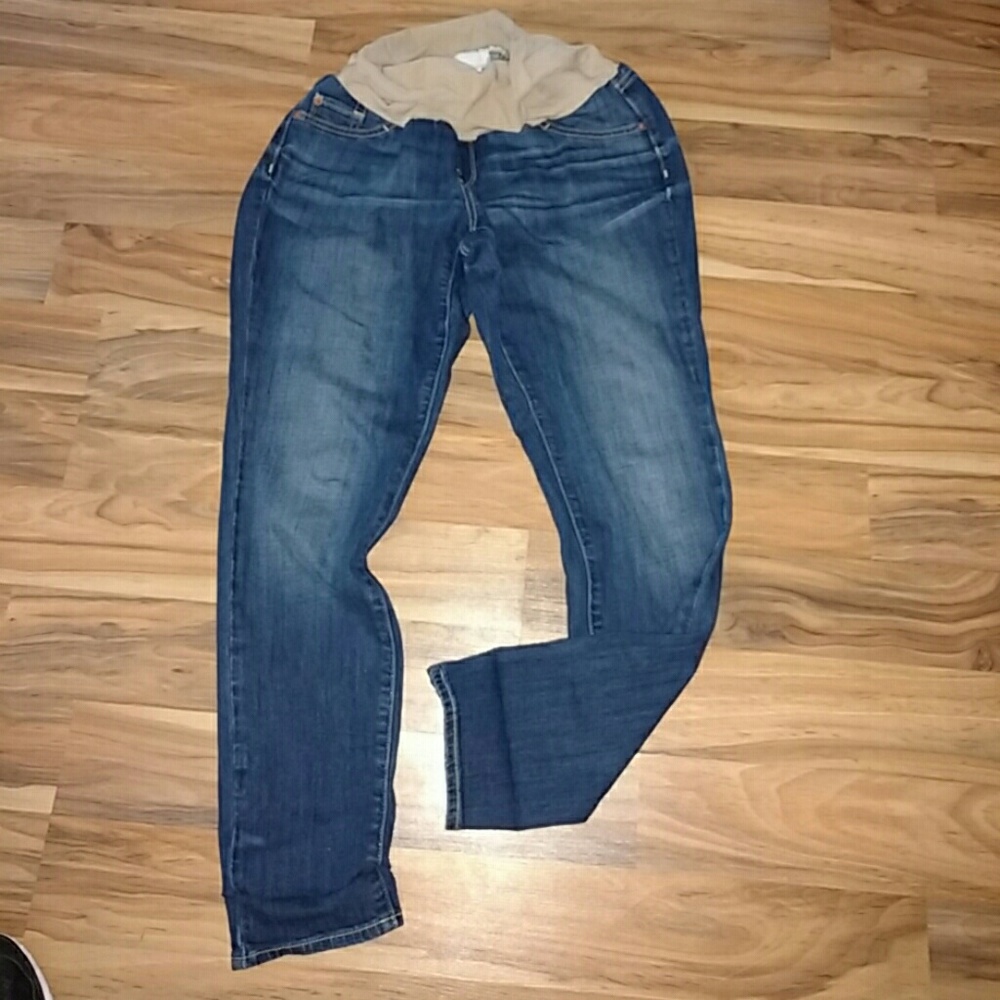 Flash! A Pea in the Pod maternity skinny jeans L