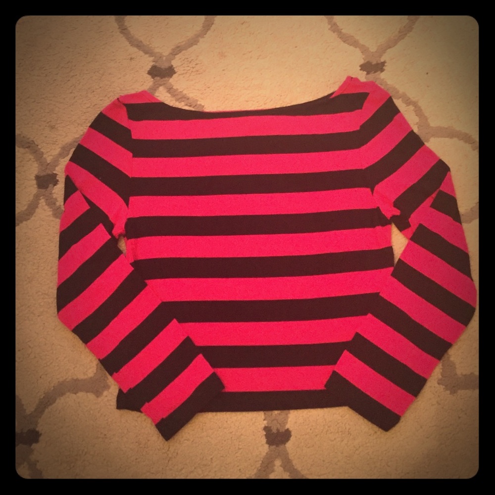 Bailey 44 Striped Crop Top