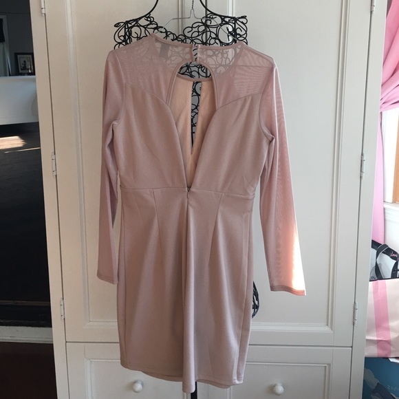 Nude party dress - Picture 2 of 4