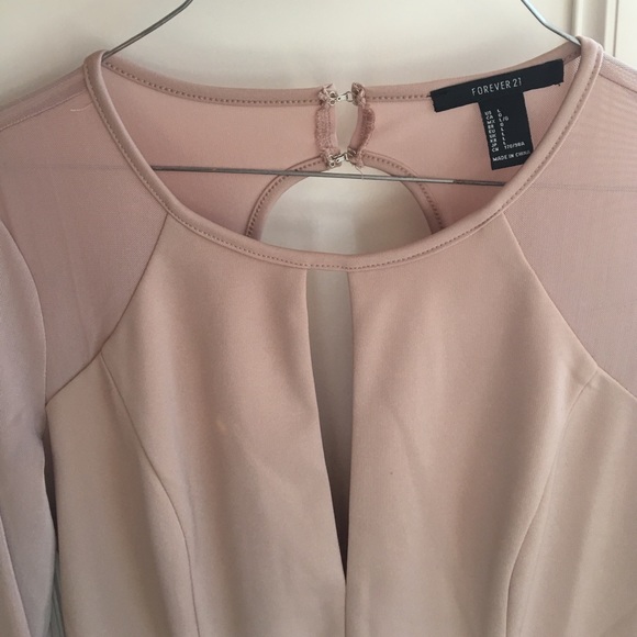 Nude party dress - Picture 3 of 4