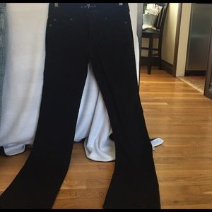 7 black corduroy pants