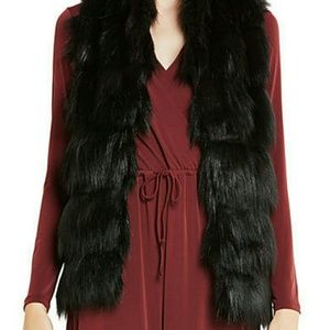 BCBGeneration Faux fur Vest NWT