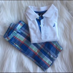 Nautica set polo shirt and shorts