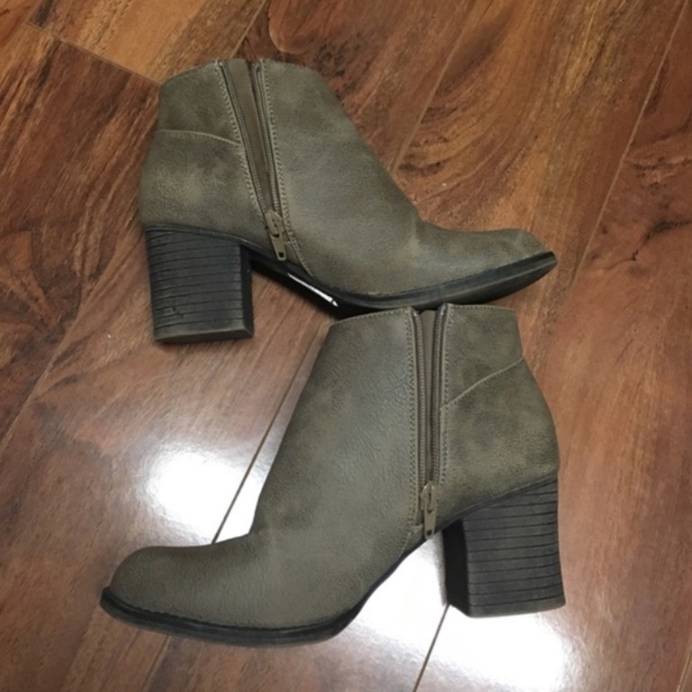 Taupe Ankle Booties