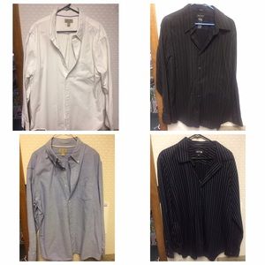 FOUR XL men's button up/dress shirts