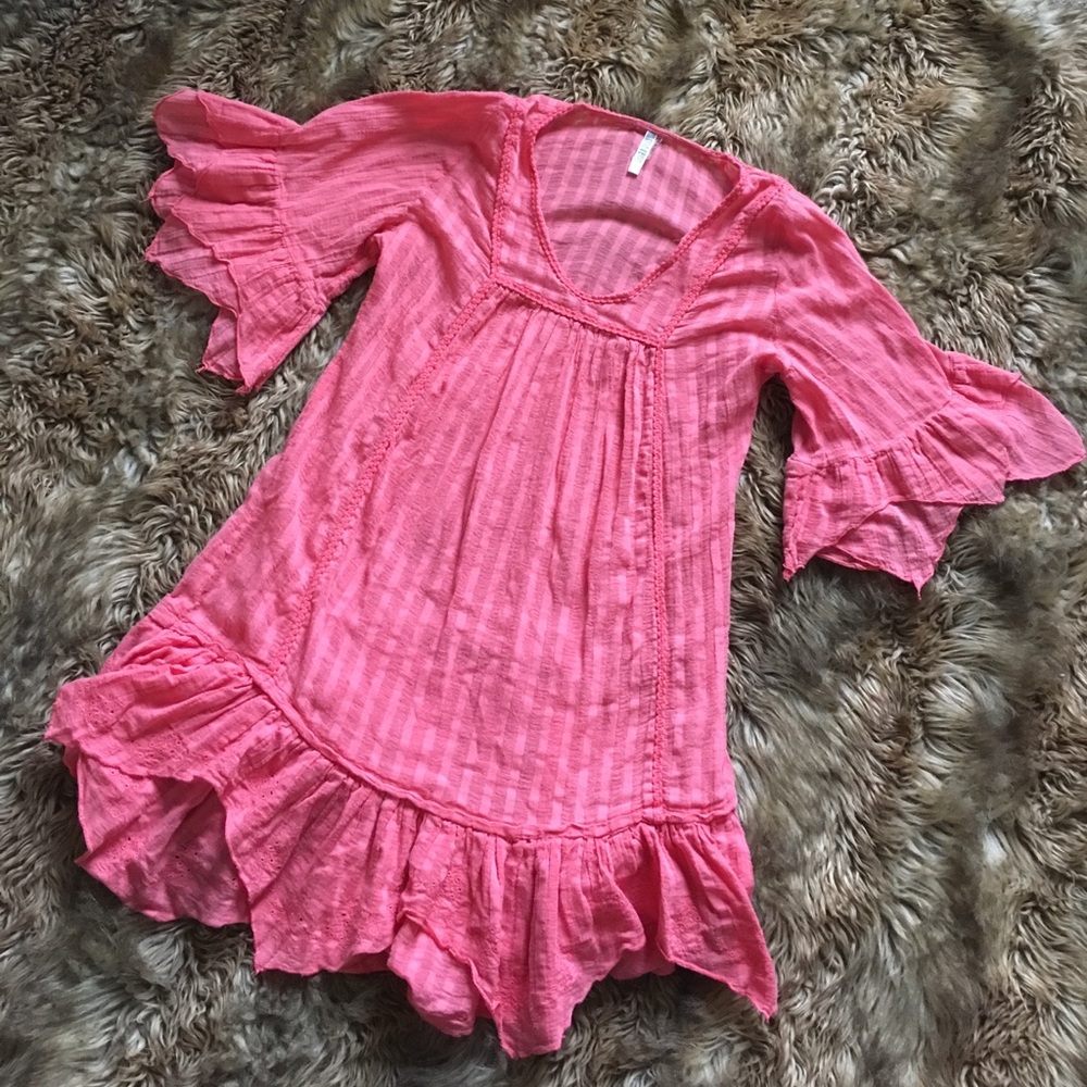 Monorello Brand Coral Dress, Size Large