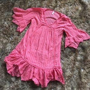 Monorello Brand Coral Dress, Size Large