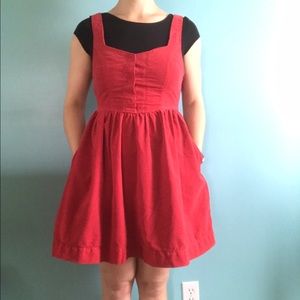 Maeve Anthro Cordoroy Dress Has Pockets! sz 8