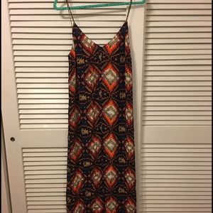 Coachella Bohemian maxi dress, size medium, Zara