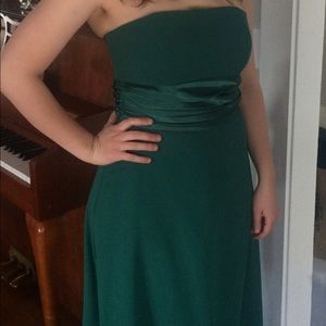 green prom dress