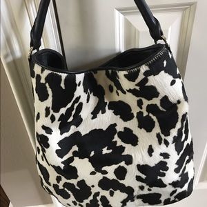 Leather purse (animal print)