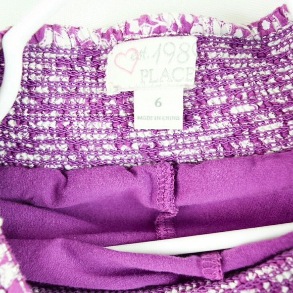 Purple, Pink & White Floral Patterned Skirt Skort - Picture 3 of 7
