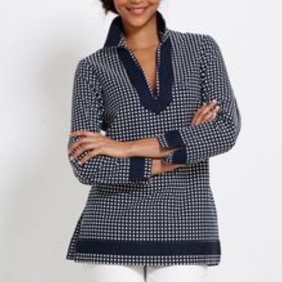 Vineyard Vines Tops - Vineyard Vines Polka Dot Tunic Top