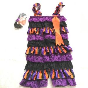2T-3T Romper with Matching Headband