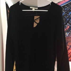 francesca's x-front sweater