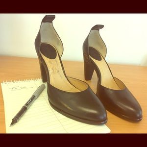 Frye, black heels NWOT