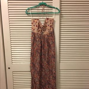 Halter Zara maxi dress, medium