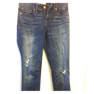 Distressed Madewell Skinny Jeans