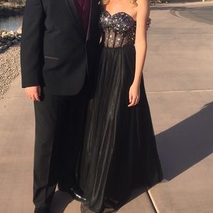 Prom / Formal Dress Black with Sparkles