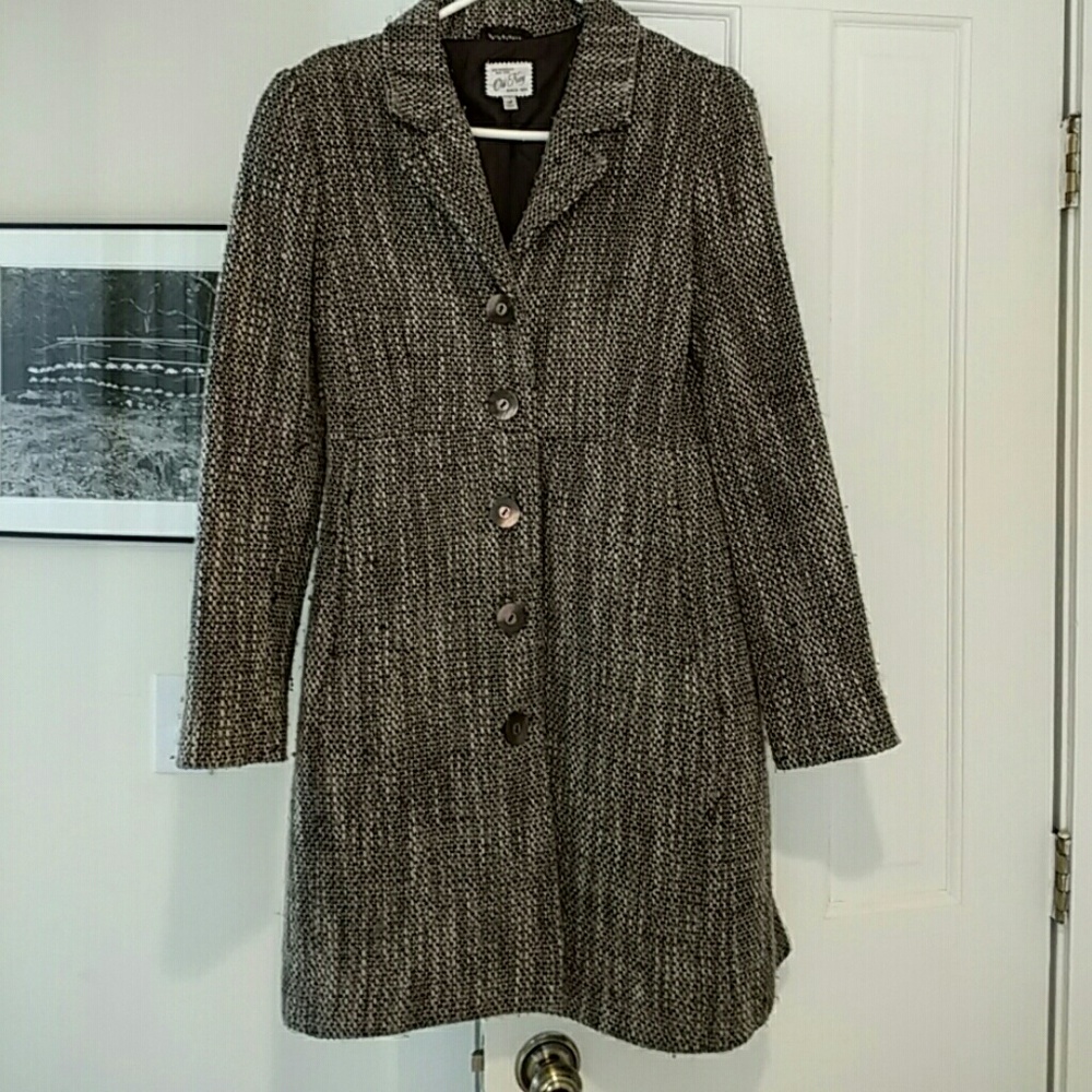 Old Navy Ladies Tweed Coat