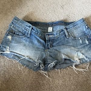 Abercrombie and fitch booty shorts size 0
