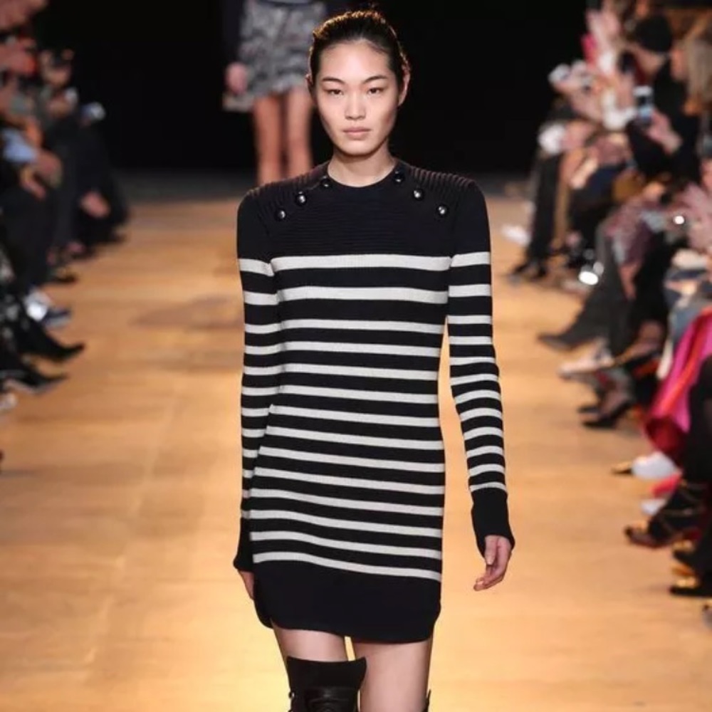 NWT Isabel Marant Haeza Stripe Sweater Dress $1100