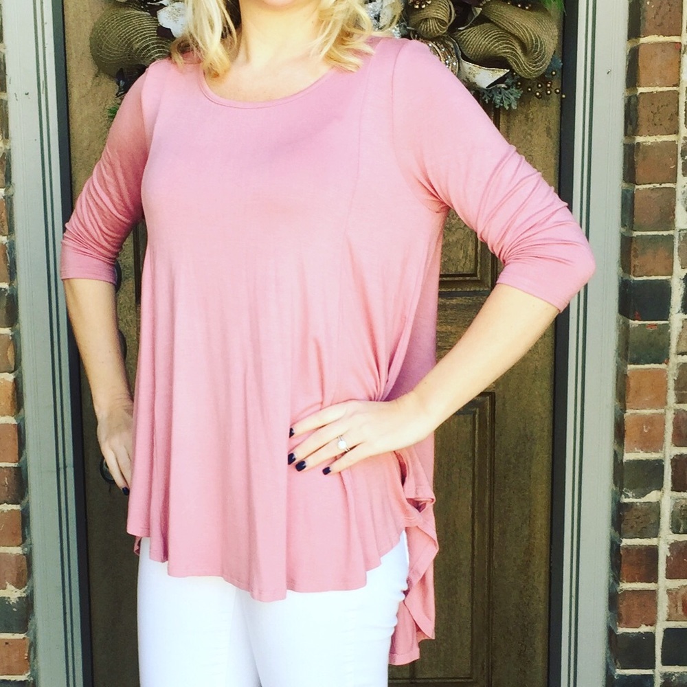 2 LEFT!!! Dip Hem Top