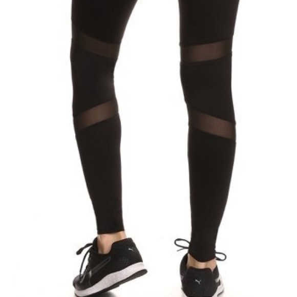 Mesh athletic leggings - Picture 3 of 3